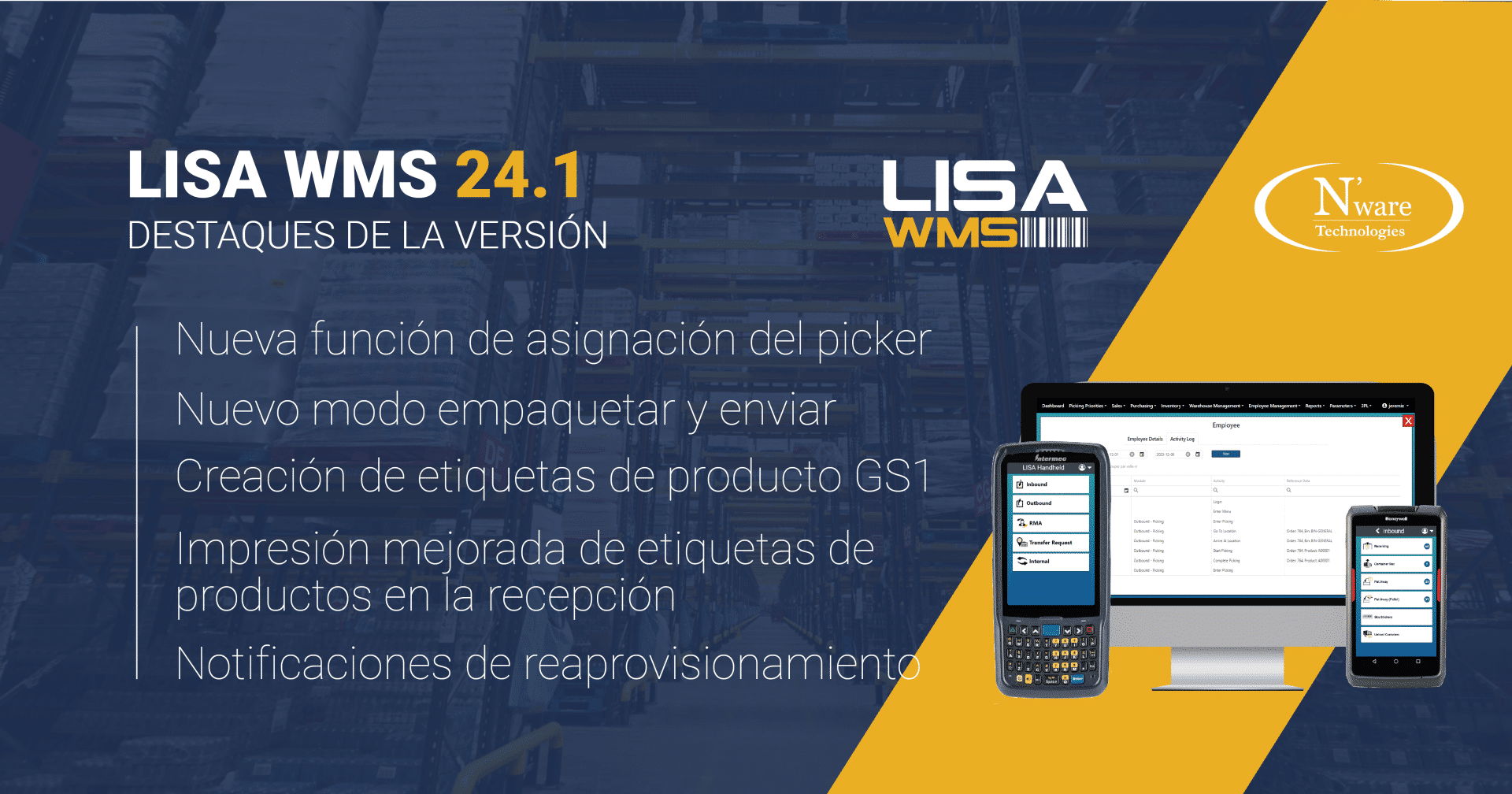 LISA WMS for SAP BUSINESS ONE – Aspectos destacados de la versión 24.1